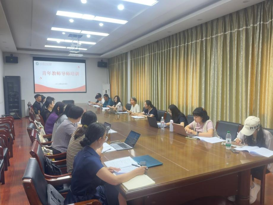 学校举办青年教师教学导师培训